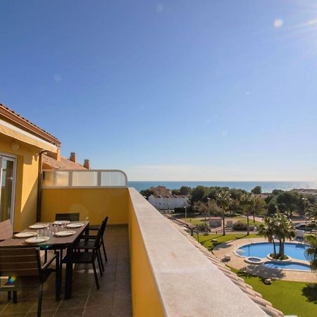 Atico Con Vistas Al Mar , Wifi Y Piscina - Sierra Irta Albert Villas Alcoceber Bagian luar foto