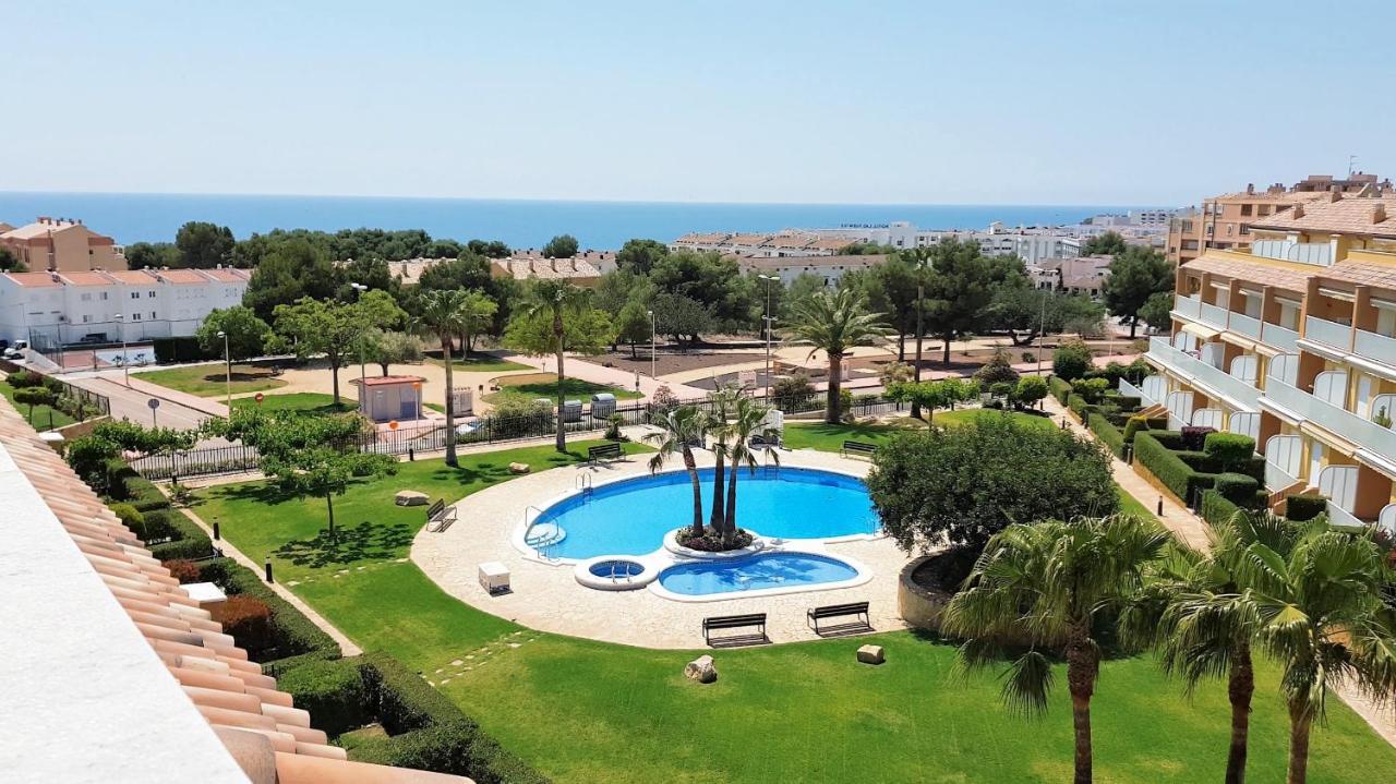 Atico Con Vistas Al Mar , Wifi Y Piscina - Sierra Irta Albert Villas Alcoceber Bagian luar foto