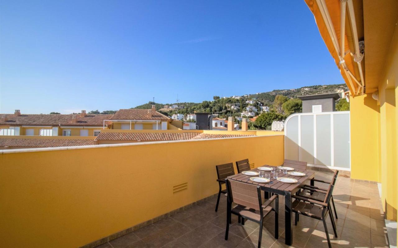 Atico Con Vistas Al Mar , Wifi Y Piscina - Sierra Irta Albert Villas Alcoceber Bagian luar foto